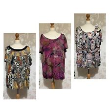 Kaleidoscope Ladies Top Elasticated Hem Size L Bundle x 3 ?q