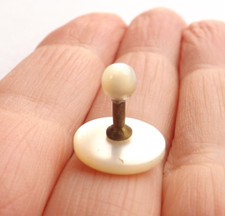 Vintage Shirt Collar Stud Gold