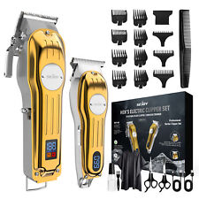SEJOY Professional Mens Hair Clippers & Trimmer Kit for Barber Beard Haircut Set