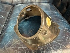 Classic Mini Central Speedometer Dash Binnacle Surround Trim Panel Oval Gauge 