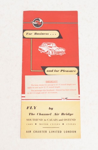 Airline timetable leaflet - timetable,