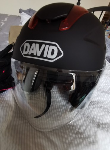 David black motor - cycle, helmet
