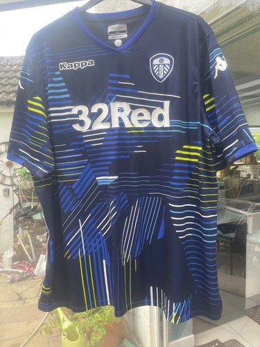 Leeds utd football shirt kappa - football,