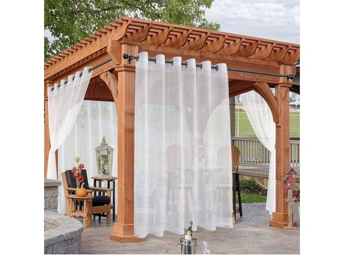 Outdoor sheer curtains - sheer, for