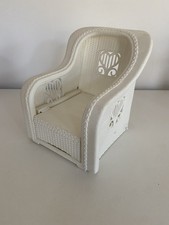 Vintage Barbie 1983 Wicker Pullout Sofa Bed Dream House Collection Chair