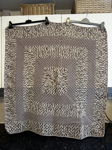 Handmade crochet baby blanket - crochet,