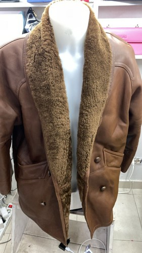 Men shearling coat size - men's, 46
