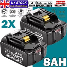 2X 8.0AH For Makita 18V LXT