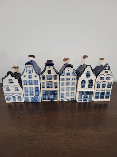 Blue delfts houses - ., #1,