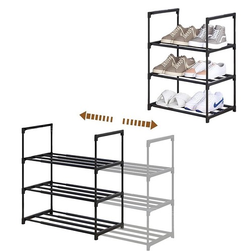 Extendable tier shoe rack - shoe,