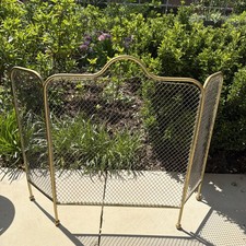 Brass folding panel - brass, 3-panel