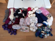 4kg+ Knitting Crochet Yarn Natural Fibre/Blends Joblot Wool Cotton Alpaca Mohair
