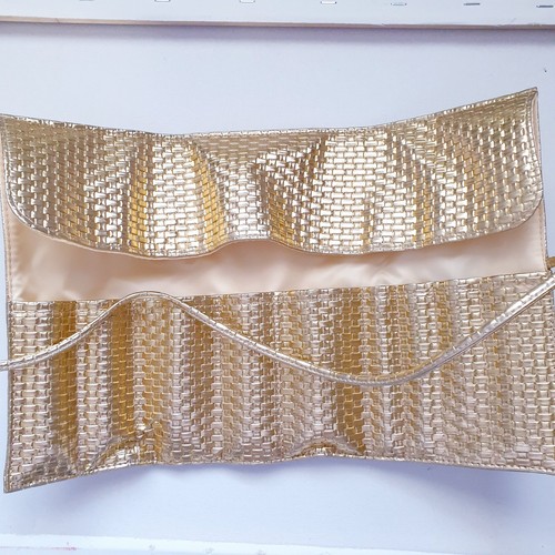 Laura geller gold roll bag - roll, up