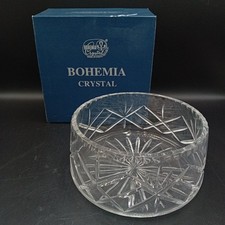 Bohemia Crystal Bowl Clear Glass Within Box FLT31-TR