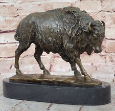 FRENCH BRONZE OF A BISON