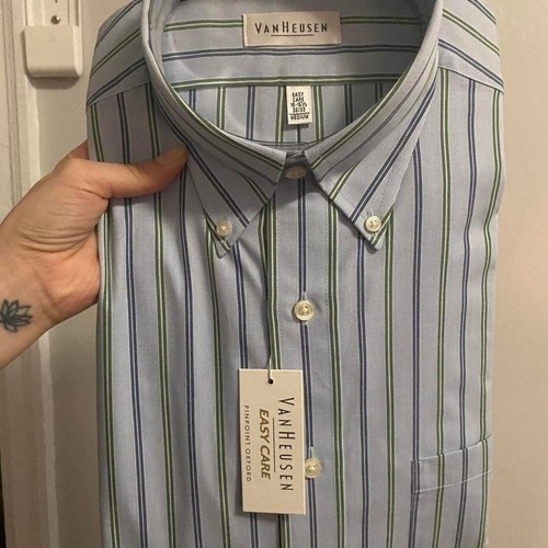 Nwt striped mens button - mens,