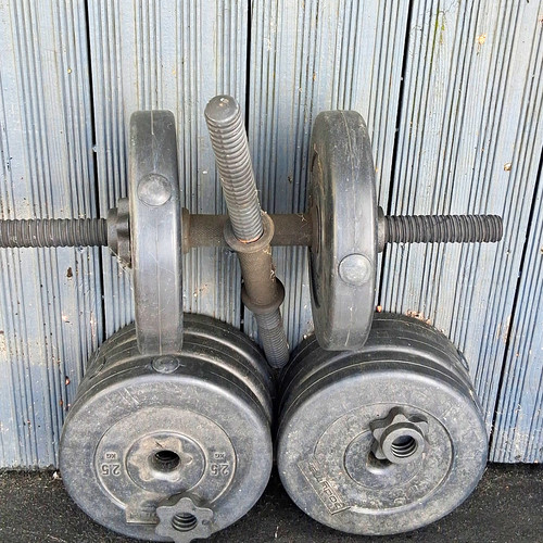 Bodymax plastic black 5kg - black, 2.5kg