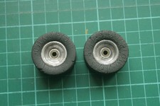 Vintage 1/24 scale slot racing car wheels and tyres tires Cox Monogram Revell