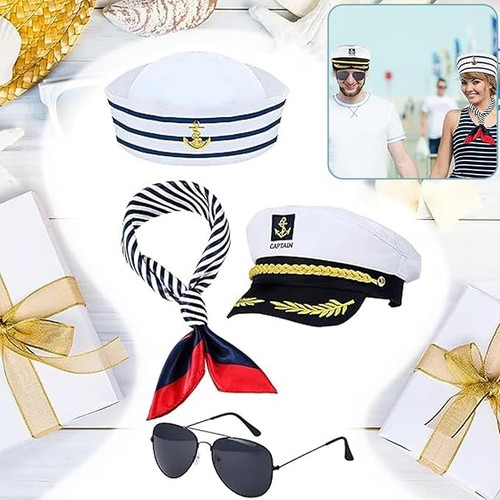 Captain sailor costume set - captain, &