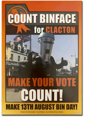 Count binface clacton election - count,