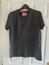 Vintage Superdry Orange Label Goods men grey t-shirt - size M