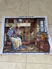 Completed French tapestry