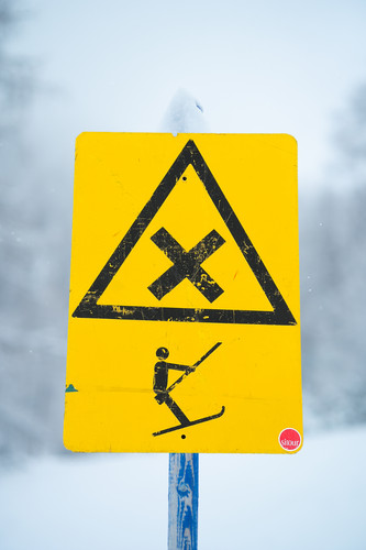 Ski lift sign drag - , /