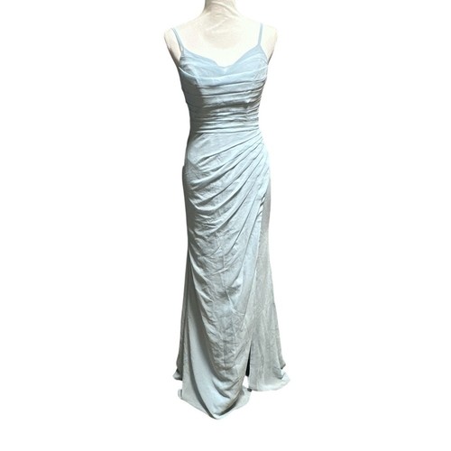 Elegant baby blue evening - blue,