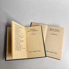 2 x Herbert Jenkins Baverstock River Fly Fishing Brook Trout How To Catch Them 