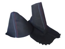 Gear & Handbrake Gaiter For BMW Z4 2002-2008 Black Faux Suede TRI Stitch