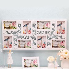 Multi Aperture Photo Picture Frame hold 8 Photos Large Multi Picture Photo 6x4in