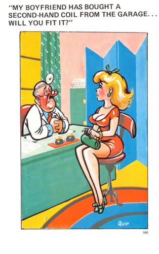Sapphire comic postcard quip - sapphire,