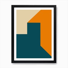 The Divider Art Print Framed