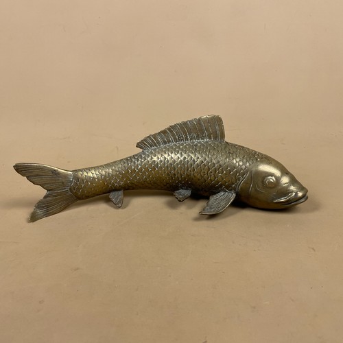 Brass fish ornament large - ornament, koi
