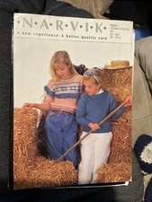 NARVIK YOUNG TOUCH GIRLS SWEATERS DK KNITTING PATTERN