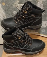 Northwest Territory Men's Peak Waterproof Walking Boots Black Size 7/41