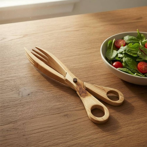 Teak salad tongs lightweight - teak,
