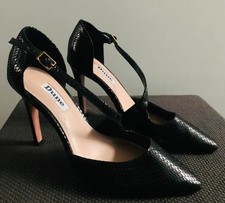 Black snake print size 3 heels from Dune worn once