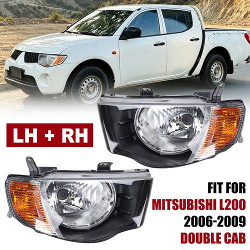 Pair headlight for mitsubishi - for,