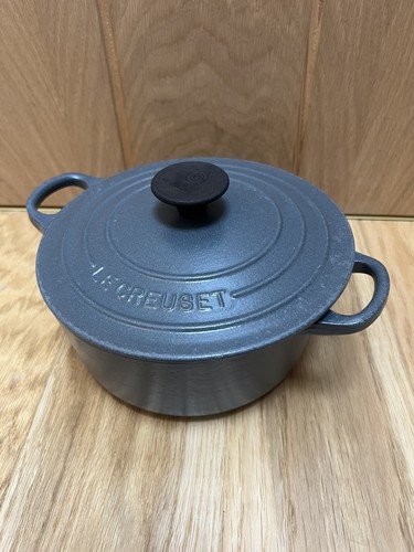 Creuset round slate grey - le,
