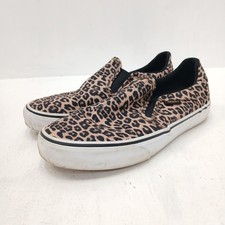 Vans Shoes Size 5 Leopard Print Yellow Black Print Casual RMF28-BL