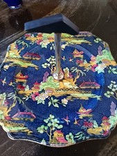 Royal Winton Vintage Pekin chinoisserie Hand Painted Cake Stand