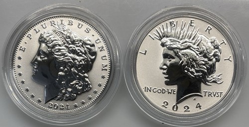 2024 morgan peace dollar - morgan,