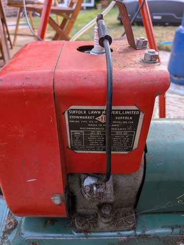 Suffolk colt lawnmower working - lawnmower,