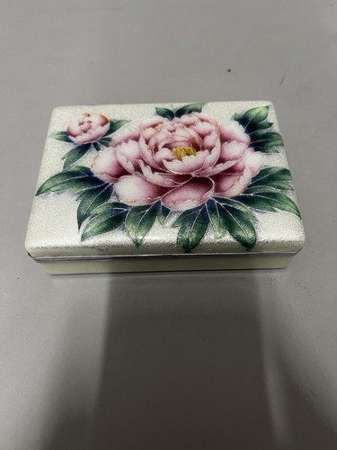 Japanese enamelled box - a,