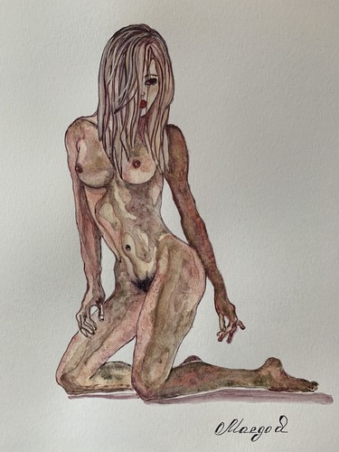 Erotic art original pen - art,