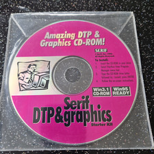 Serif - Amazing DTP & Graphics CD-ROM starter kit - 1996 - disk only