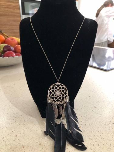 Dream catcher necklace - dream,