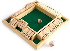 Wooden Shut The Box Board Game