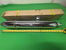 Orig. Italian " DUCATI 125 "  SILENTIUM Art.503 (35mm)  NEW OLD STOCK EXHAUST